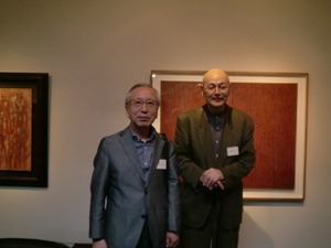 大川美で難波田武男さんと