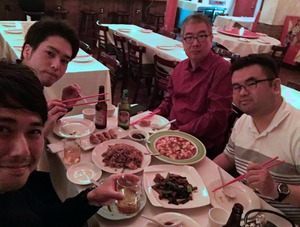 02_初日、柳さんとの食事