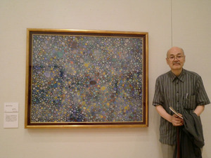 宮崎瑛九展６青の中の丸