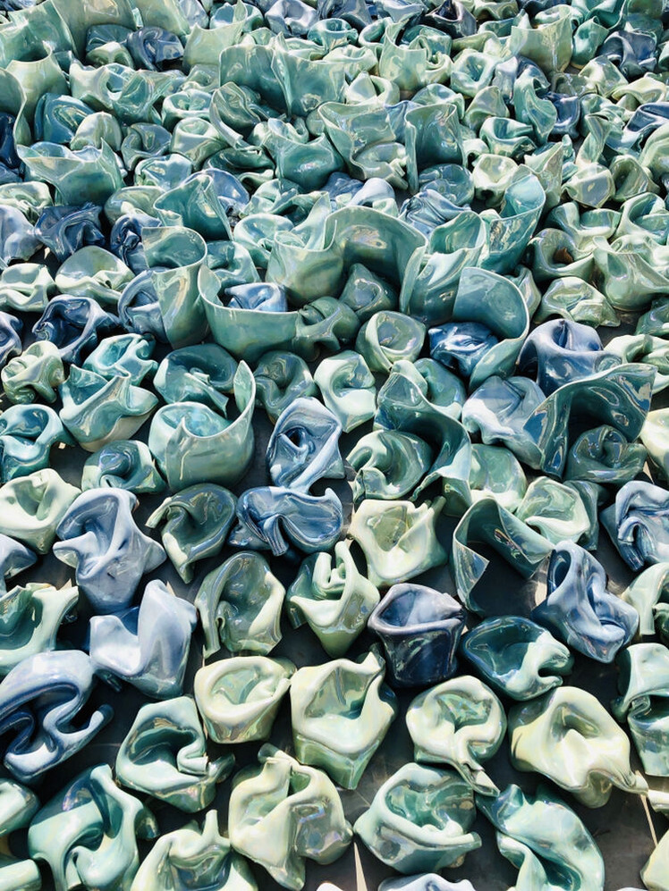 ブルーパールの襞