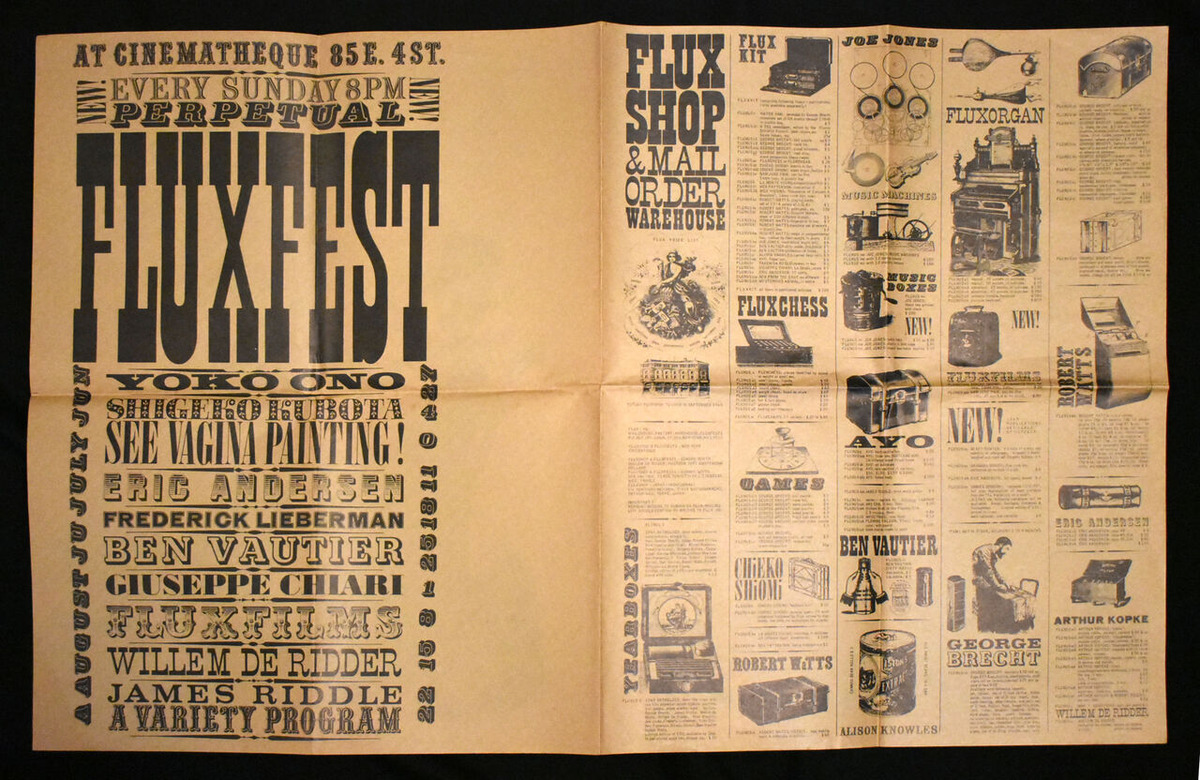 新聞　Fluxshop & Mail Order Warehouse・1,2面