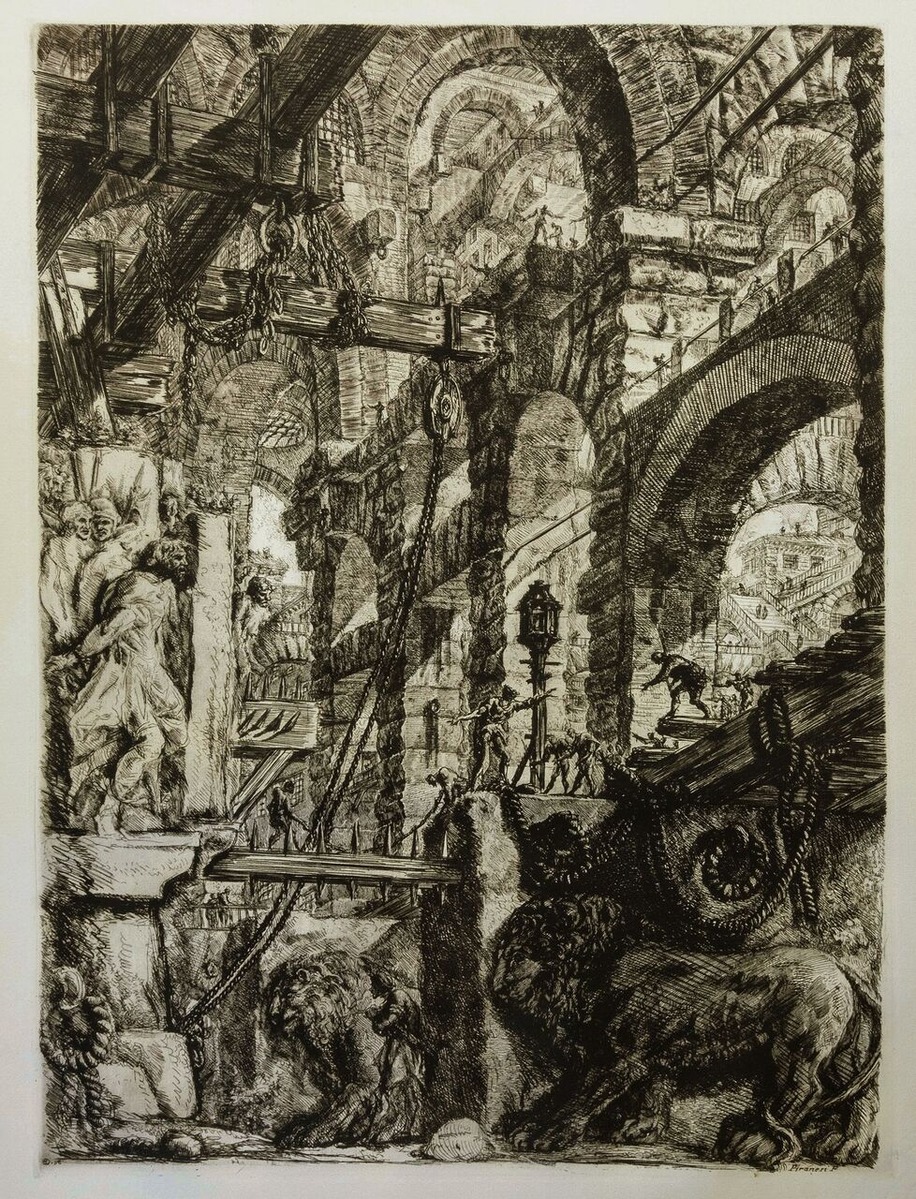 ピラネージ_牢獄_5図_Bracons-Duplessisによる復刻