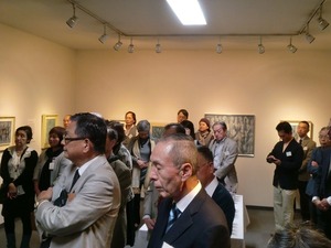 大川美で難波田展パーティ