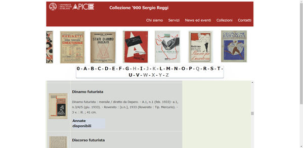 図３　セルジョ・レッジ20世紀コレクション