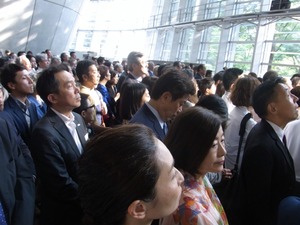 安藤忠雄展開会式