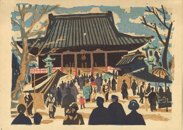 東京回顧図絵齋藤清「浅草観音堂」