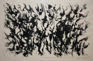 難波田龍起リトグラフ1963年頃