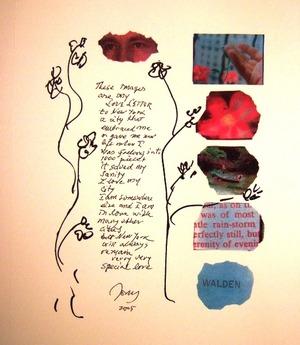 ジョナス・メカス版画掌誌シルク