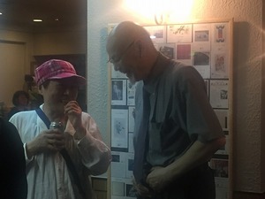 20160907上田偲ぶ会27上田夫人、綿貫