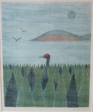 南桂子「鶴」600