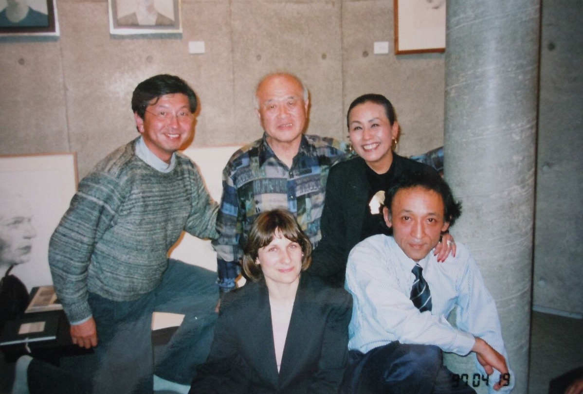 07　1997年の小野隆生展でのスナップ