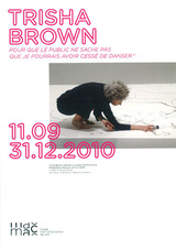20100911トリシャ・ブラウン展　表