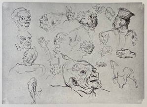 202006小松崎拓男_図６　ドーミエの模写の素描