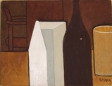 大沢昌助びんのある静物
