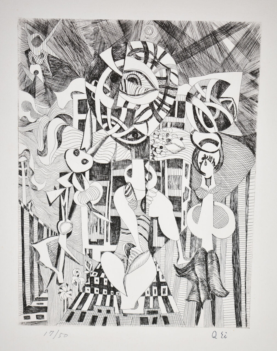 瑛九‗銅版画‗No.6 (1)