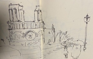 図４　ノートルダム寺院　『TATEMONO』より