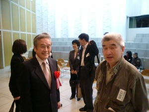 CIMG3990世田谷竣介展7松本莞さん、植田実さん