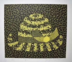 草間彌生帽子（黄）22番