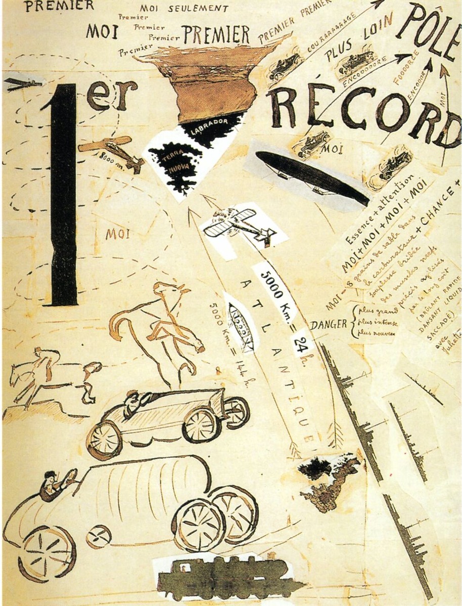 図2：マリネッティ《粋な速度》　