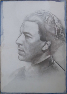 ジョセフコーネル_アンドレ・ブルトン肖像