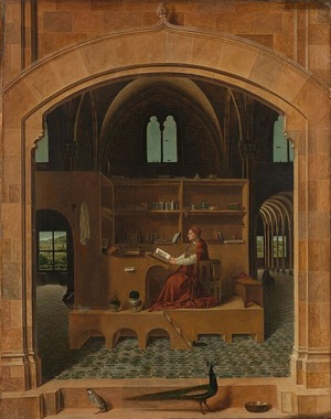 Saint Jerome in his Study
