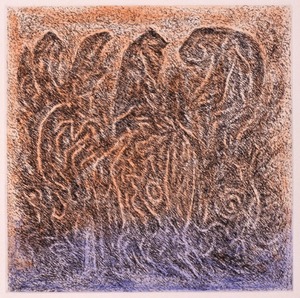 難波田龍起「森の中の静物」