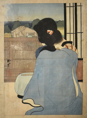 戸張孤雁「小田原妓楼」