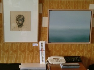 afafにて竣介、秋葉作品