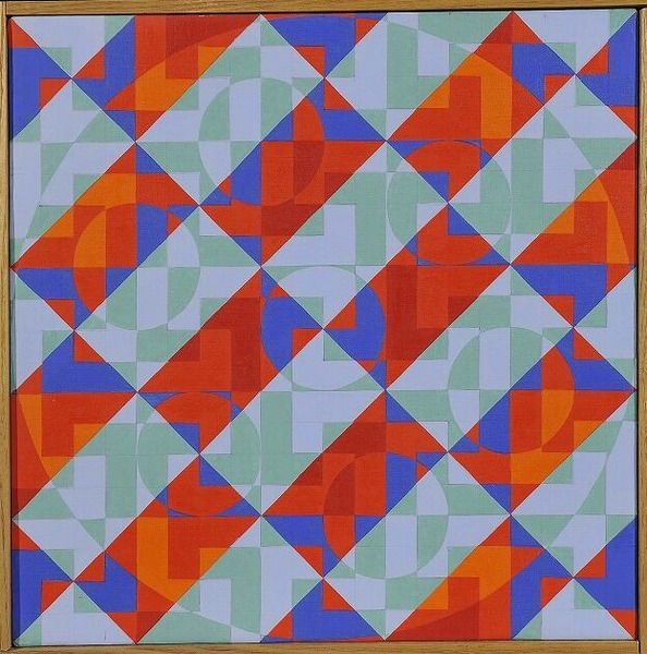 8_オノサト・トシノブ_グリーンの分割 30x30