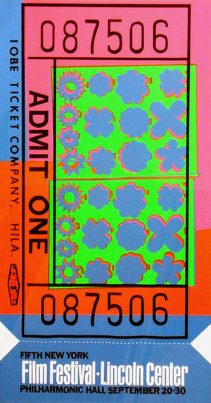 andy warhol_Lincoln Center Ticket