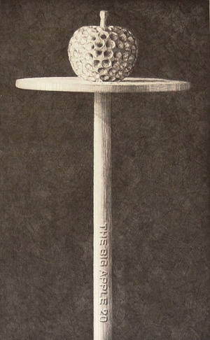 佐藤正明　ビッグアップル　銅版画600