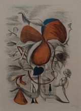 瑛九「山への招待」