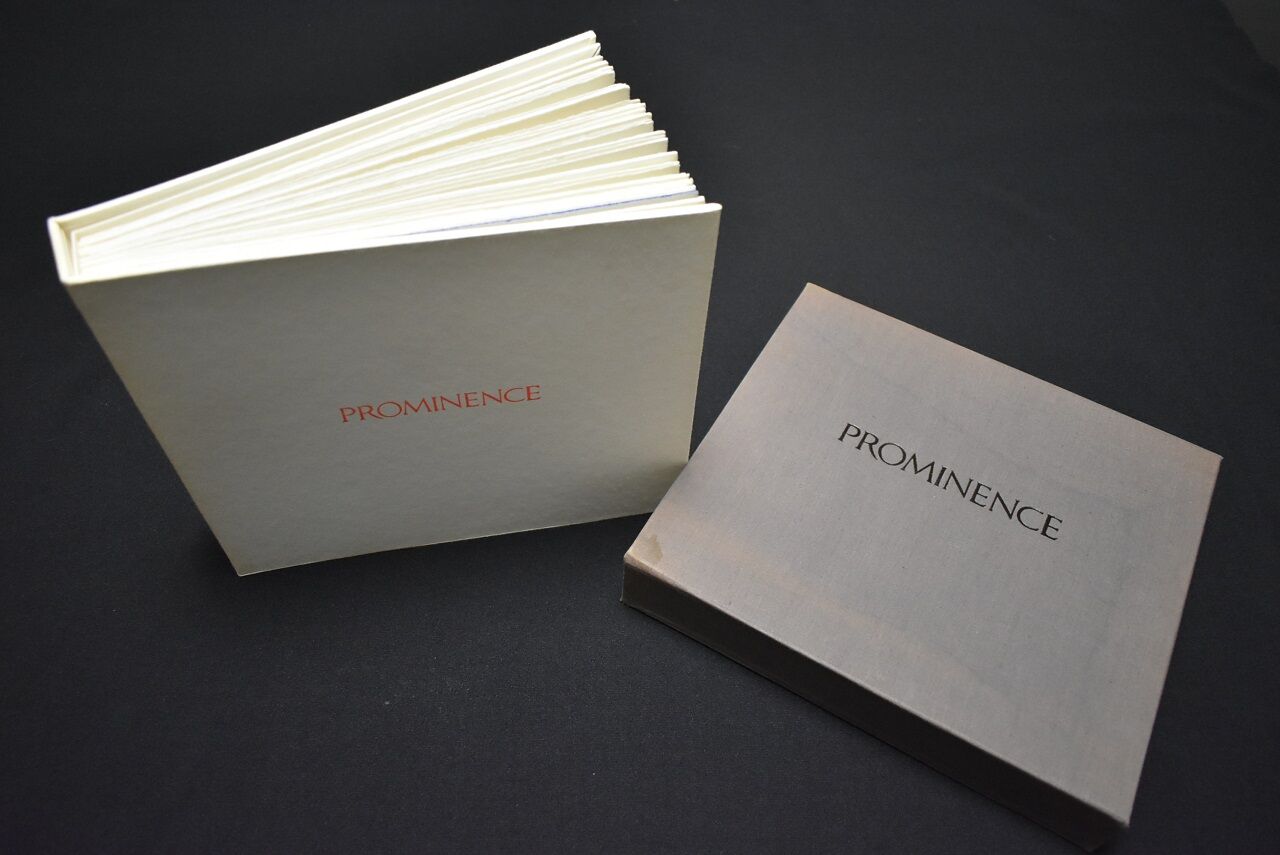 山村昌明版画集 「PROMINENCE」_表紙