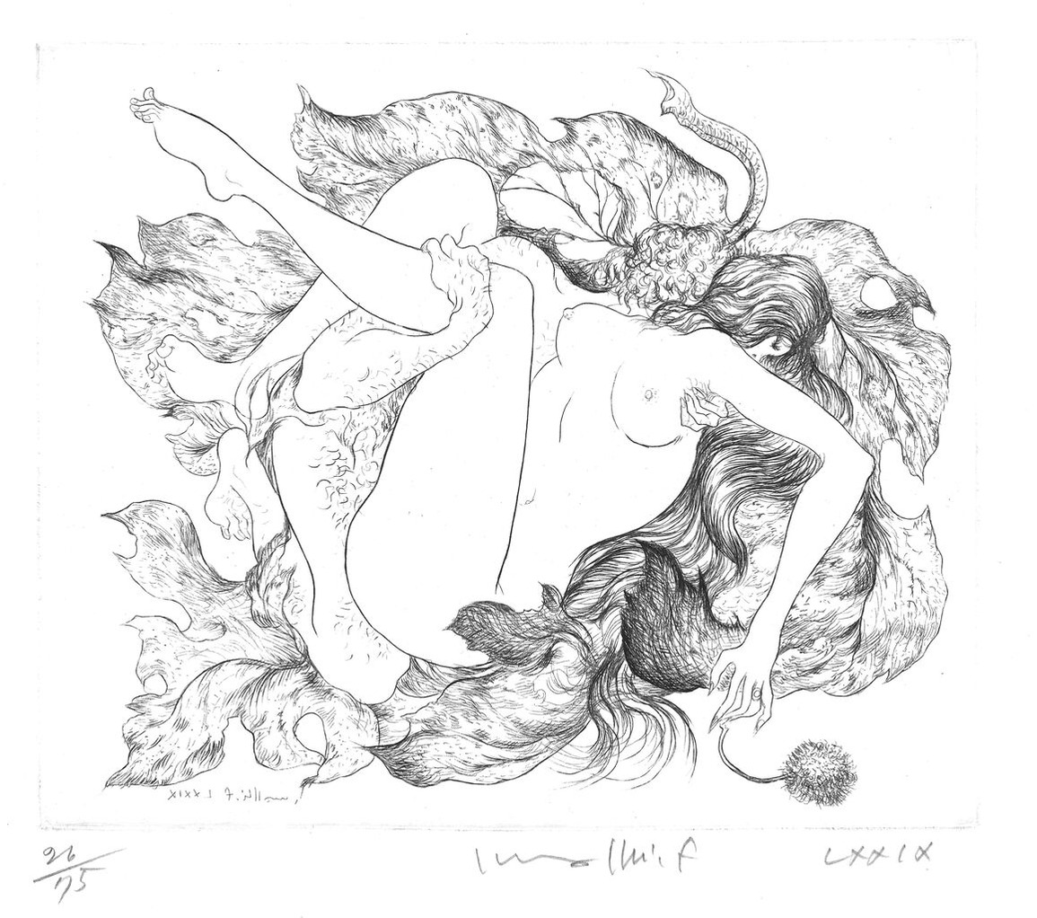 103）古沢岩美「すずかけ」銅