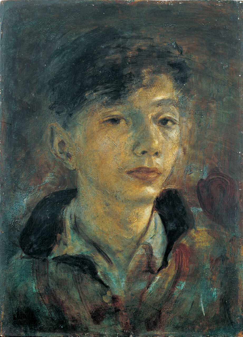 松本竣介_自画像