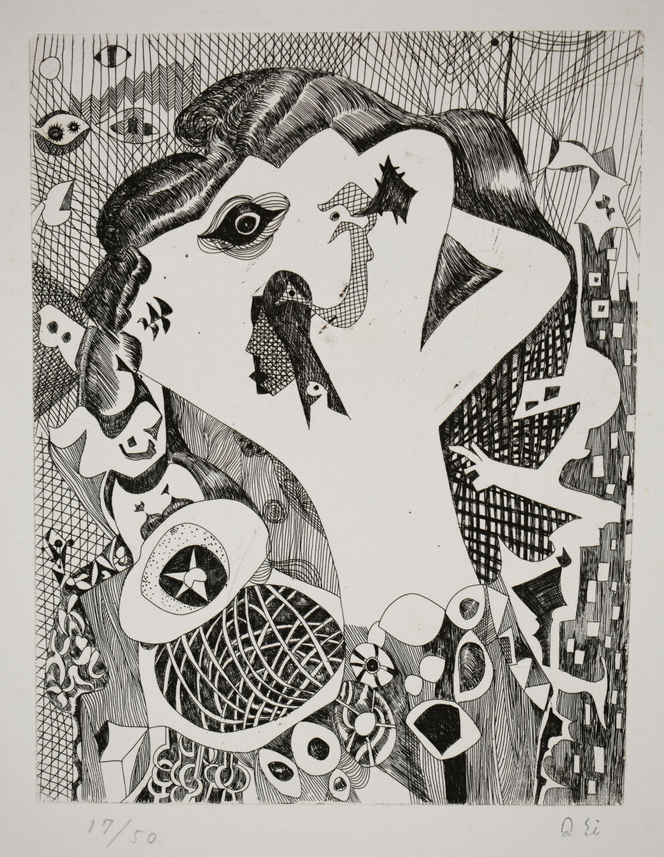 瑛九‗銅版画‗No.17 (2)