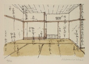 磯崎新第一信より　挿画33　（A）600