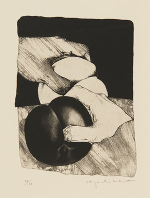 148-1_吉原英雄《『詩画集 少年』より、閉ざされた時間》