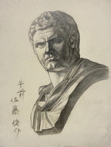 図6 松本竣介『カラカラ帝』1929年