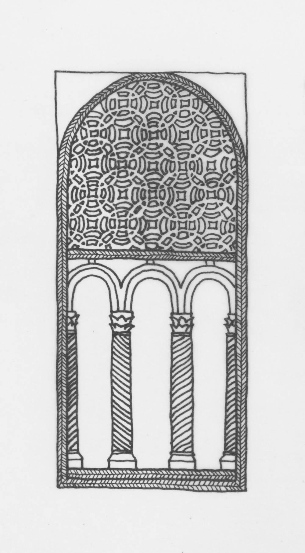 8.サン・ミゲル・デ・リジョ教会の開口とその透かし彫り