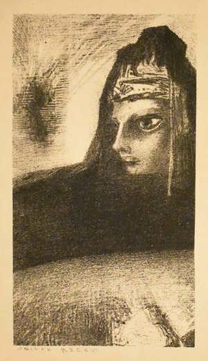 オディロン・ルドン「黒い峰」