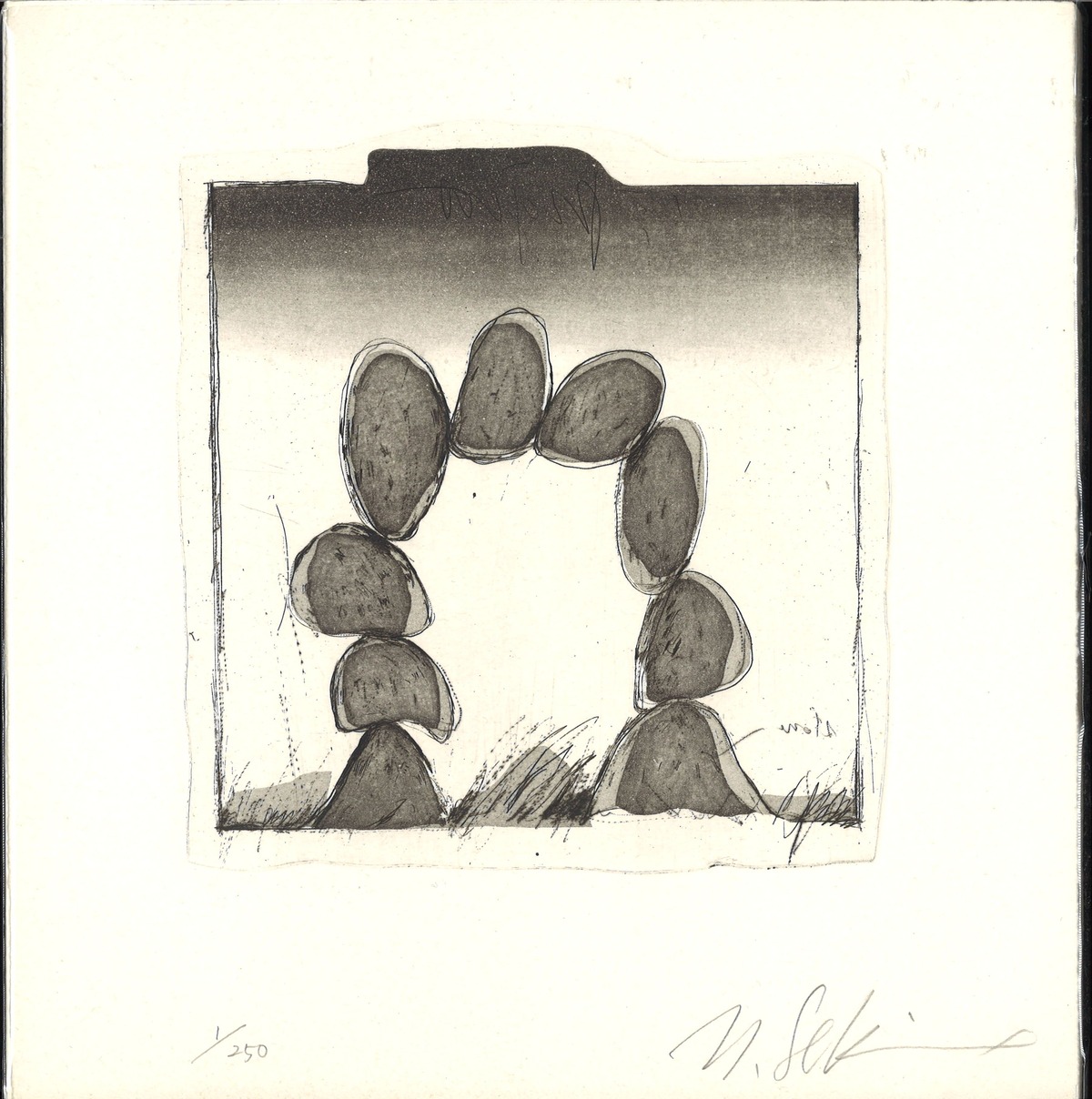 1978年7月21日関根伸夫1968-78版画