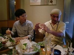 afafにて新居・田村