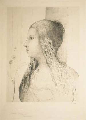 オディロン・ルドン「ブリュンヒルデ（神々の黄昏）」