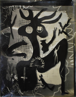 瑛九「水の中」