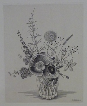 長谷川潔の肖像より