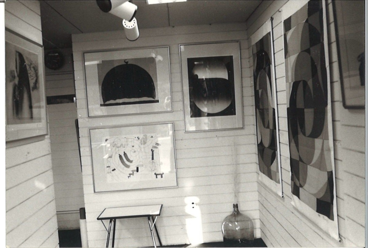 1977年10月29日岡崎Ｇヨーコ現代と声展示風景