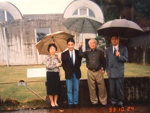 ⑤-3　93舟越桂氏とともに