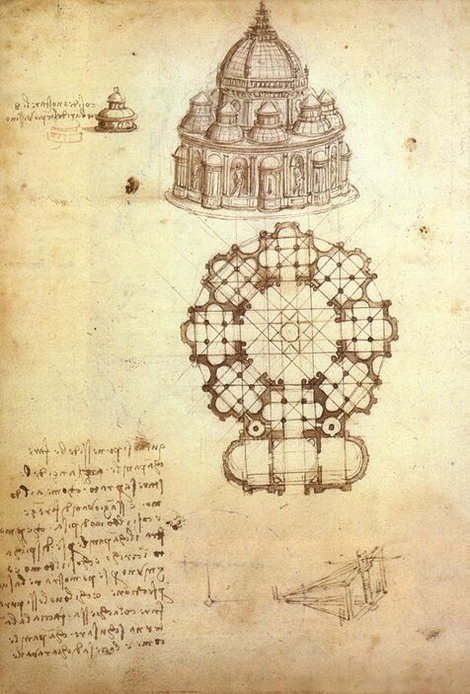 ダ・ヴィンチ 求心型平面の聖堂
