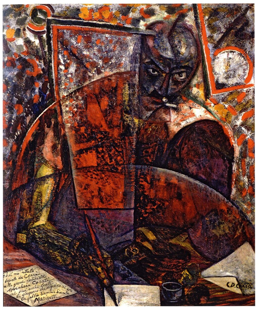 202006太田岳人_02カッラ《詩人マリネッティの肖像》